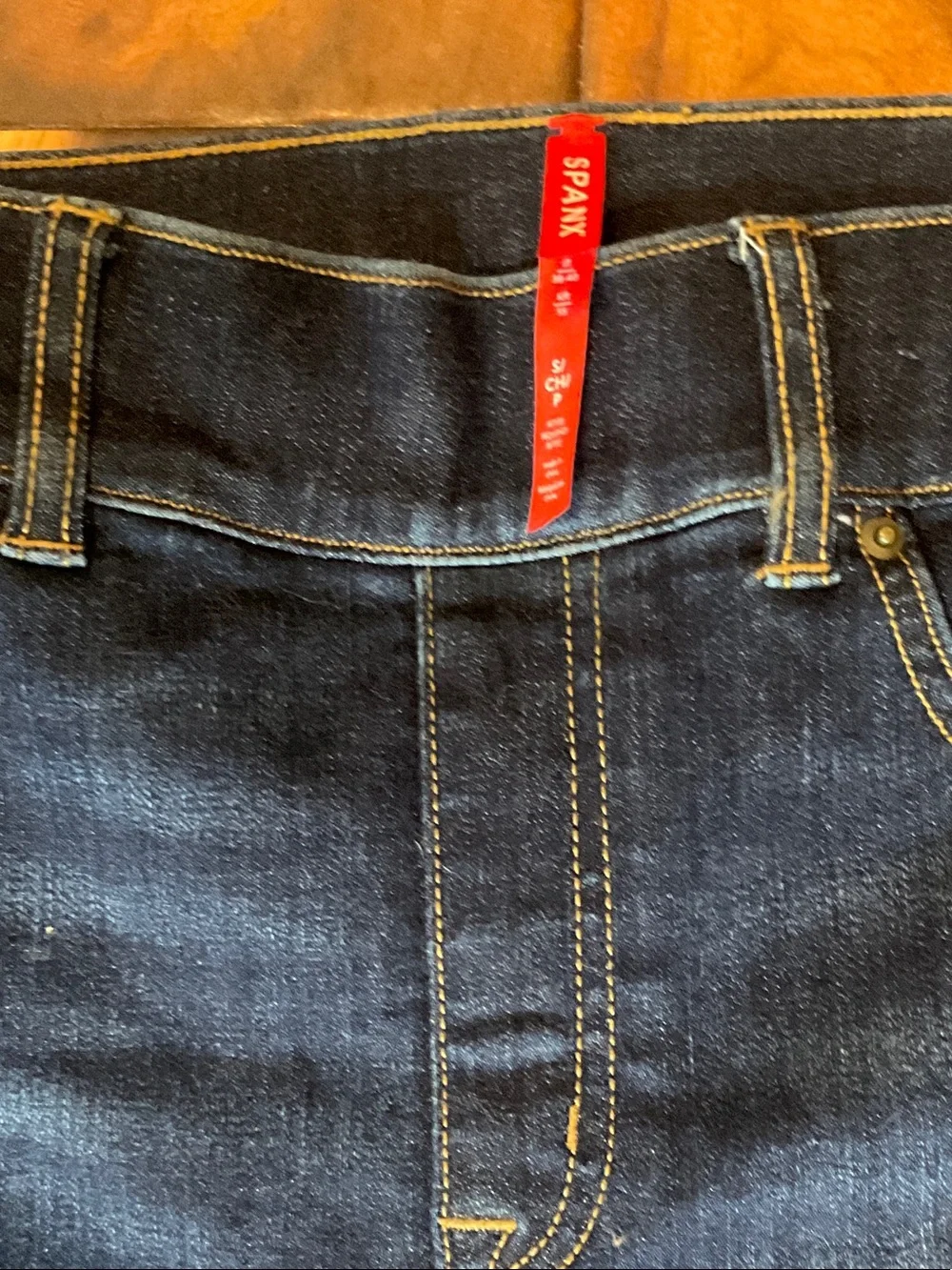 SPANX Dark Indigo Flare Jeans
